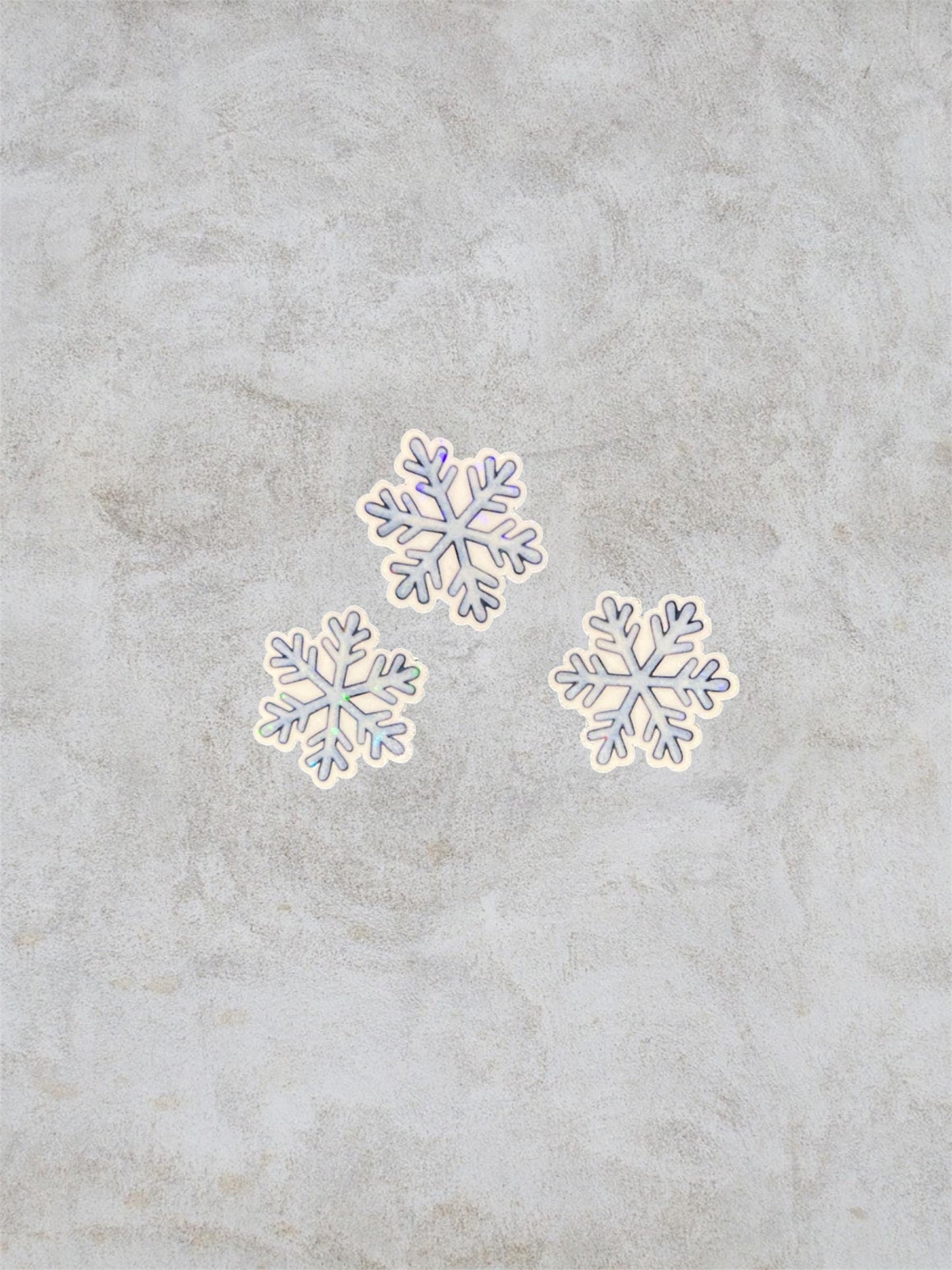 snowflakes | mini holographic stickers