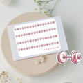 Mini Dumbbell Stickers: Gym Planner Stickers