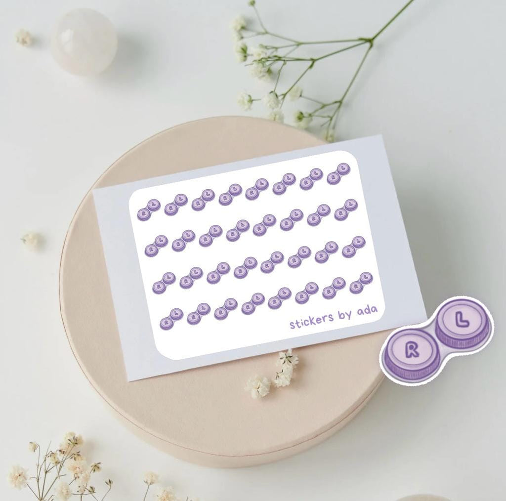 Mini Lenses Box Stickers. Track situations related to your vision.