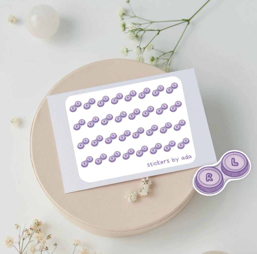 Mini Lenses Box Stickers. Track situations related to your vision.