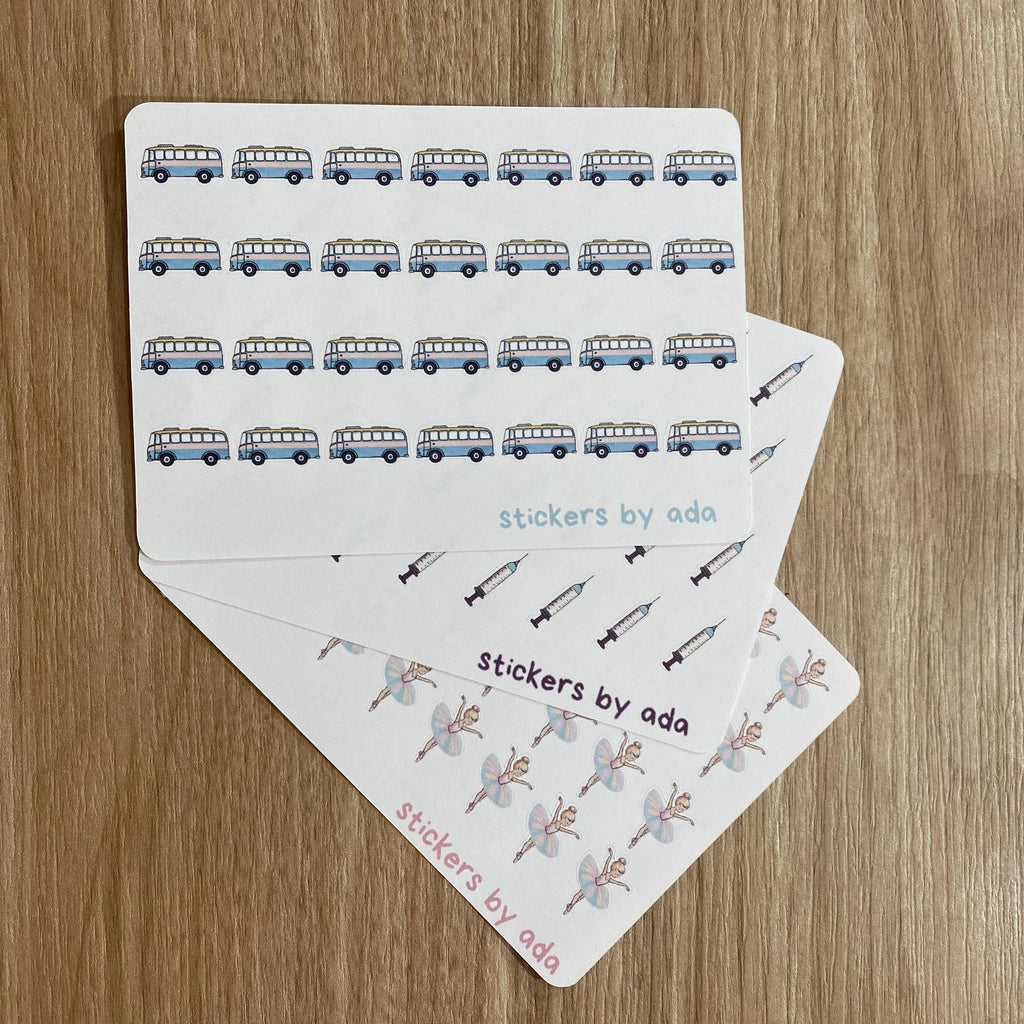 Mini Carrot Stickers, Planner Stickers, Gardener Gift, Allotment management