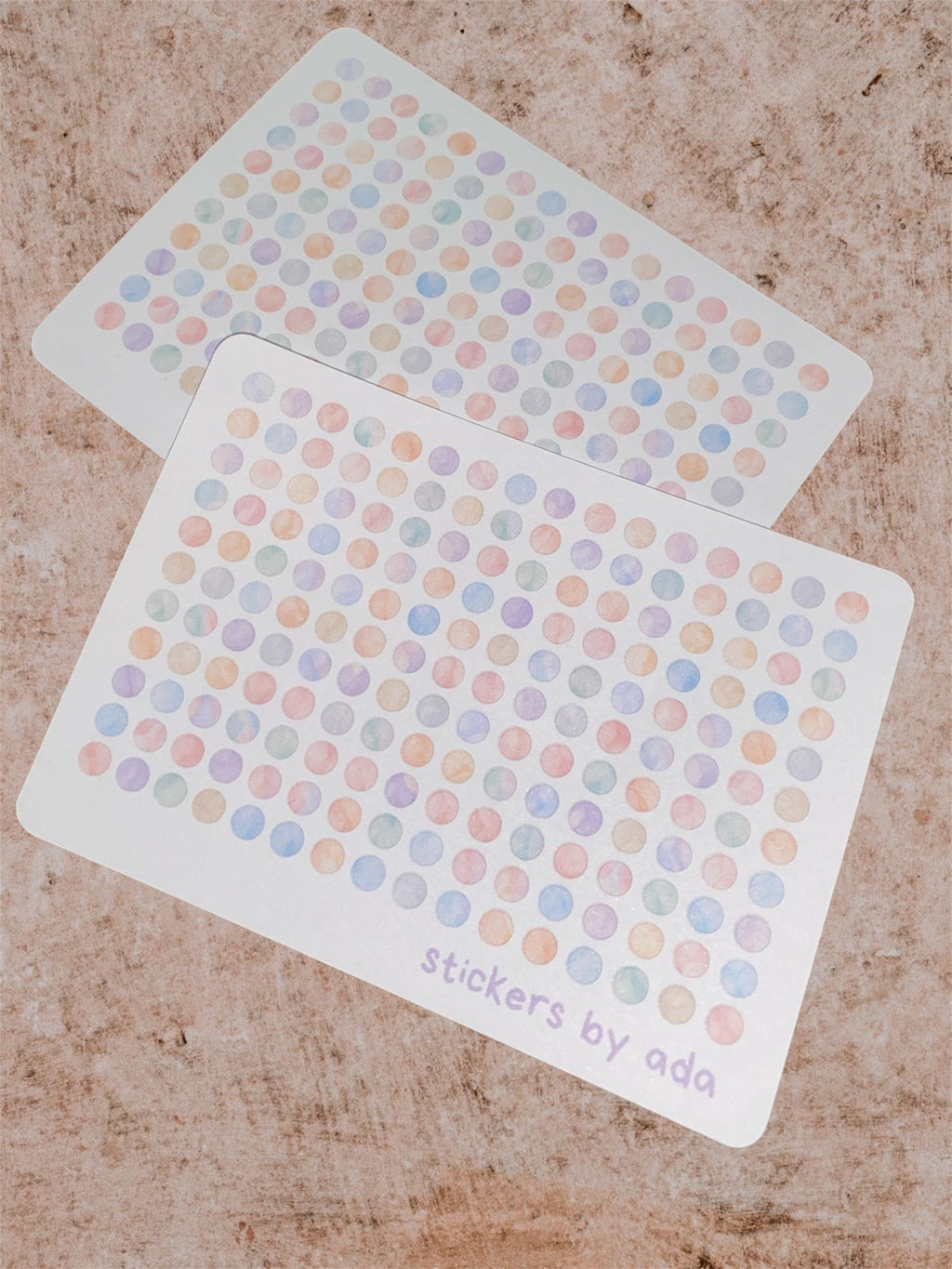 176 Mini Marble Dots Stickers, Journal Planner Calendar Tagging Tracking