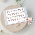 Mini hairdryer stickers to use in your everyday planning and projects