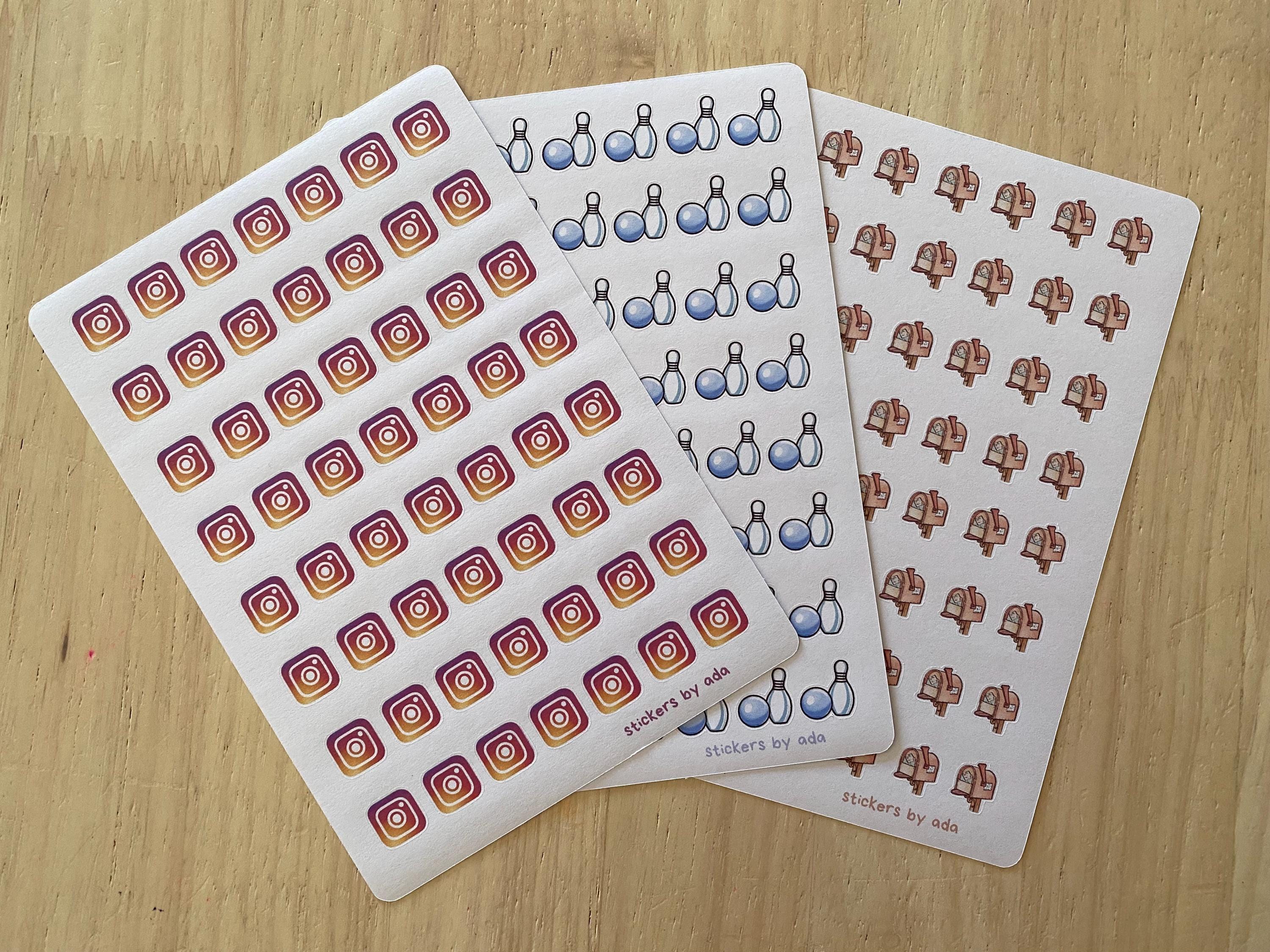 Rainy Day Umbrella Stickers: Planner, Journal, Scrapbook