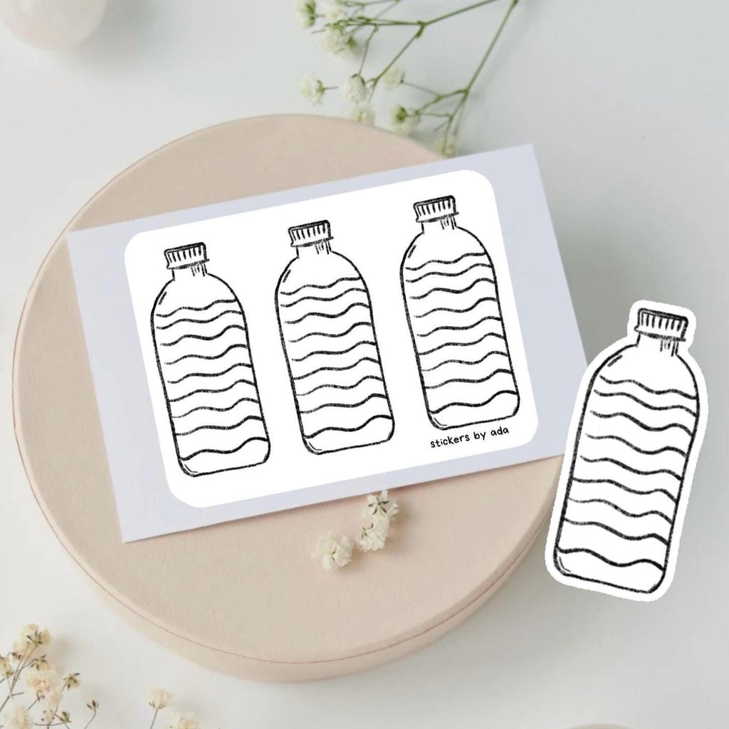 Water Bottle Planner Stickers, Daily Tracker Stickers