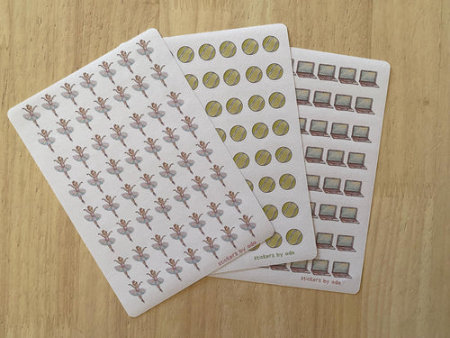 Mini American Football Stickers: Planner, Journal, Scrapbook