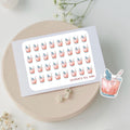 Mini drink glasses stickers to use in a daily planner, bullet journal, calendar or agenda