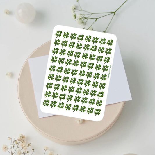 Mini Herb Stickers, Planner Stickers, Gardener Gift, Allotment management, cilantro, parsley
