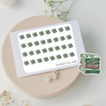 Mini paper bills stickers to use in a daily planner, bullet journal, calendar or agenda