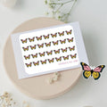 Mini butterfly stickers to use in a daily planner, bullet journal, calendar or agenda
