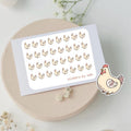 Mini Chicken Planner Stickers, Egg Laying Tracker
