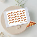 Mini pizza slice stickers to use in a daily planner, bullet journal, calendar or agenda