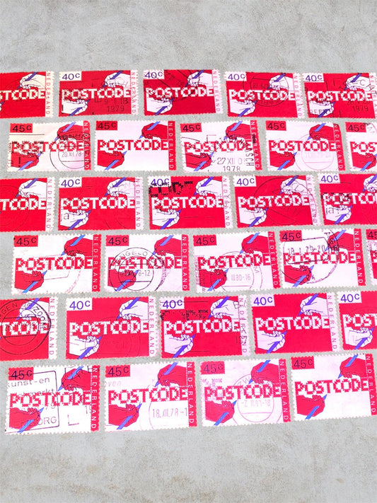 Post stamps from the Netherlands, POSTCODE