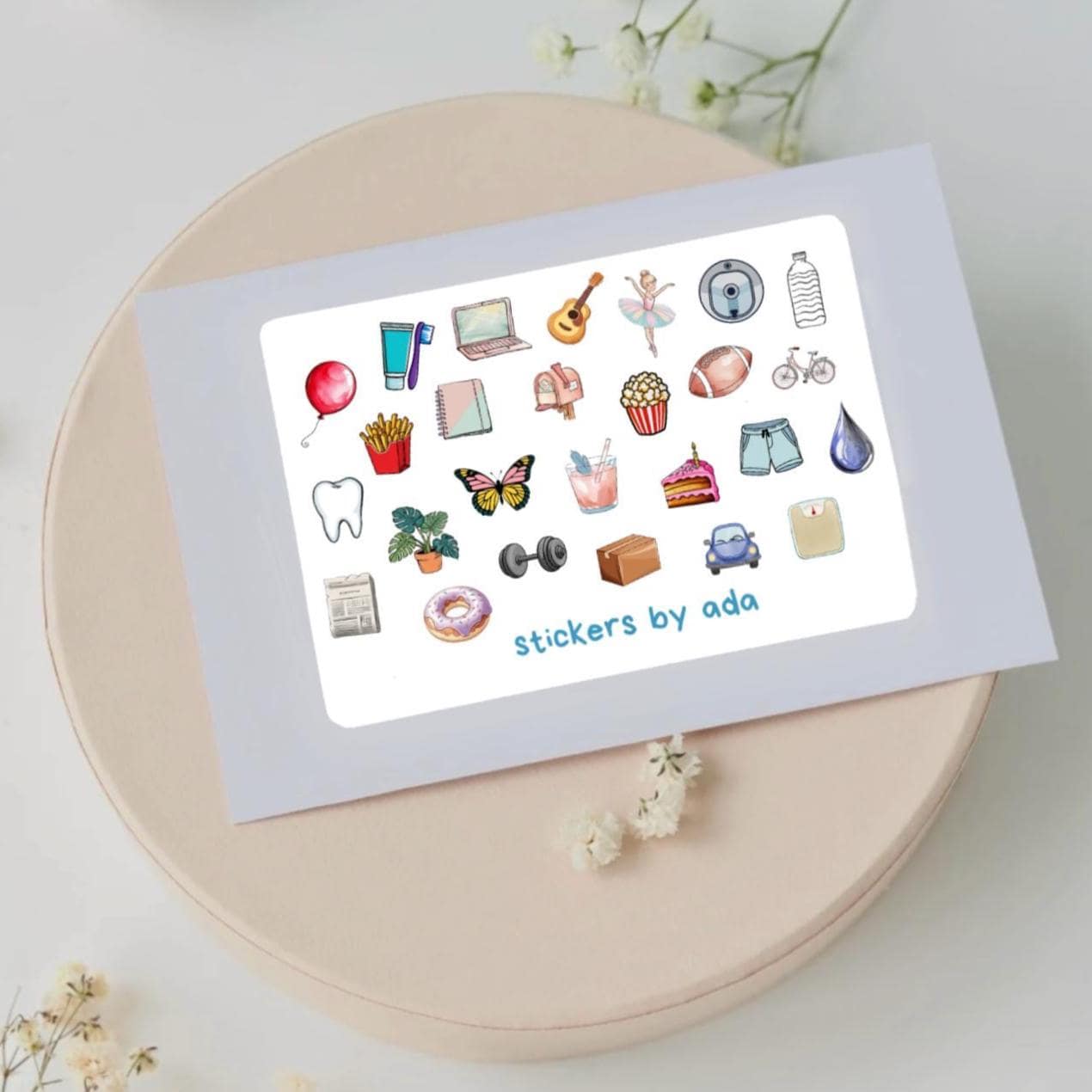 Mini Sample Sheet | Mix of stickers for everyday planning: Planner, Journal, Calendar