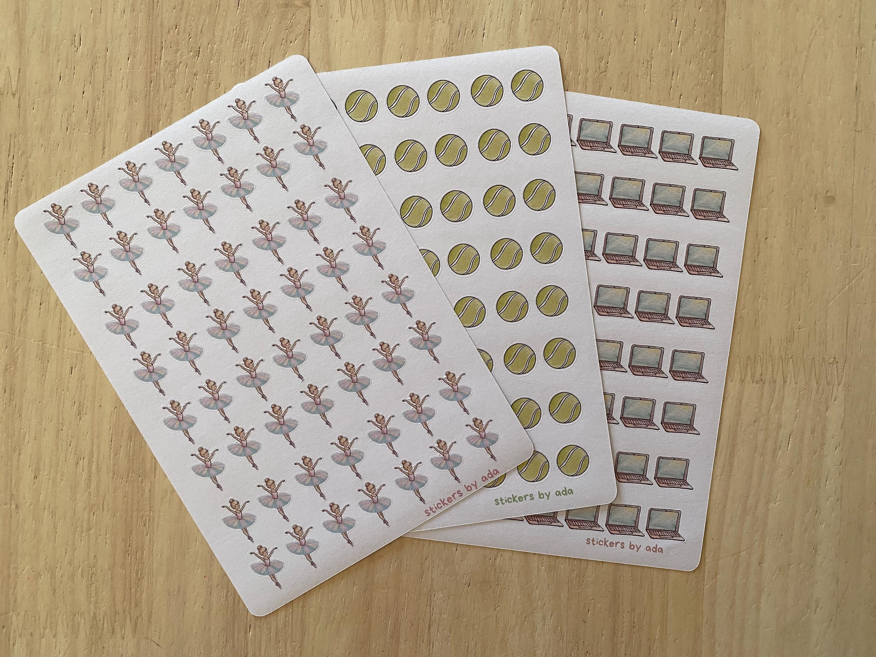 Mini Ballerina Stickers: Add a Dash of Charm to Your Everyday Routine!