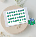 Planner Stickers: Mini Gift Present Stickers for Journaling