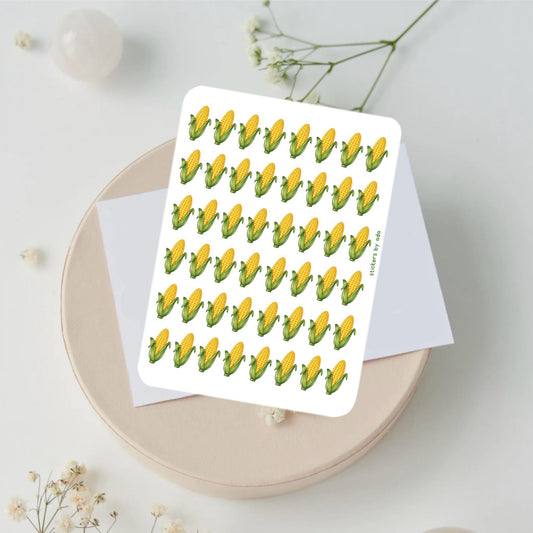 Mini Corn Stickers, Planner Stickers, Gardener Gift, Allotment management