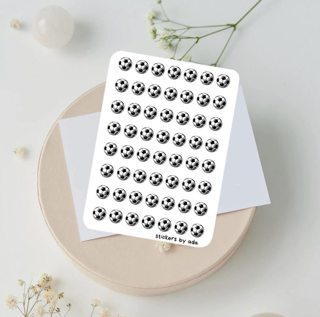 Mini Football Stickers: Sport Planner Stickers | for everyday planning