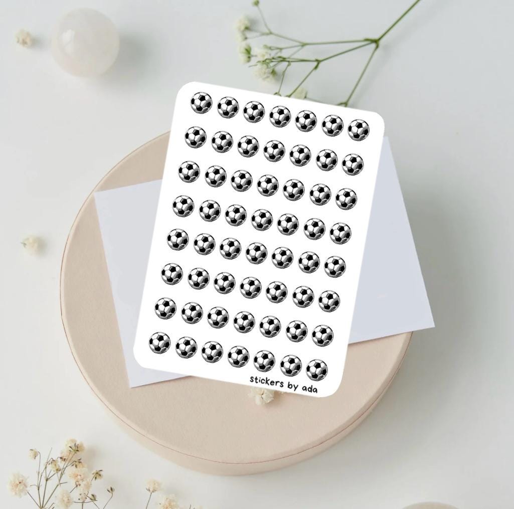 Mini Football Stickers: Sport Planner Stickers | for everyday planning