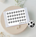 Mini Football Stickers: Sport Planner Stickers | for everyday planning