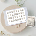 Mini newspaper stickers to use in a daily planner, bullet journal, calendar or agenda