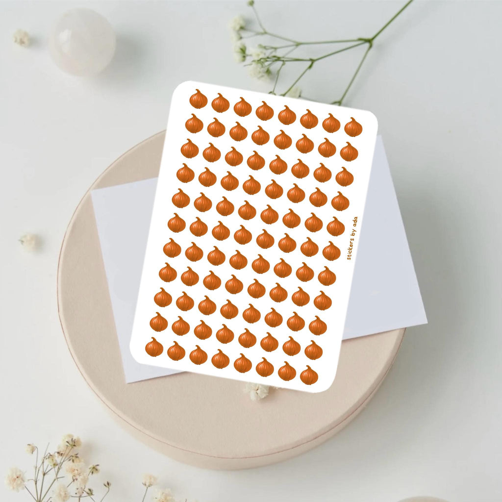 Mini Onion Stickers, Planner Stickers, Gardener Gift, Allotment management