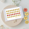 Mini emoji stickers to use in a daily planner, bullet journal, calendar or agenda