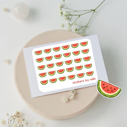 Mini Watermelon Stickers: Planner, Journal, Calendar