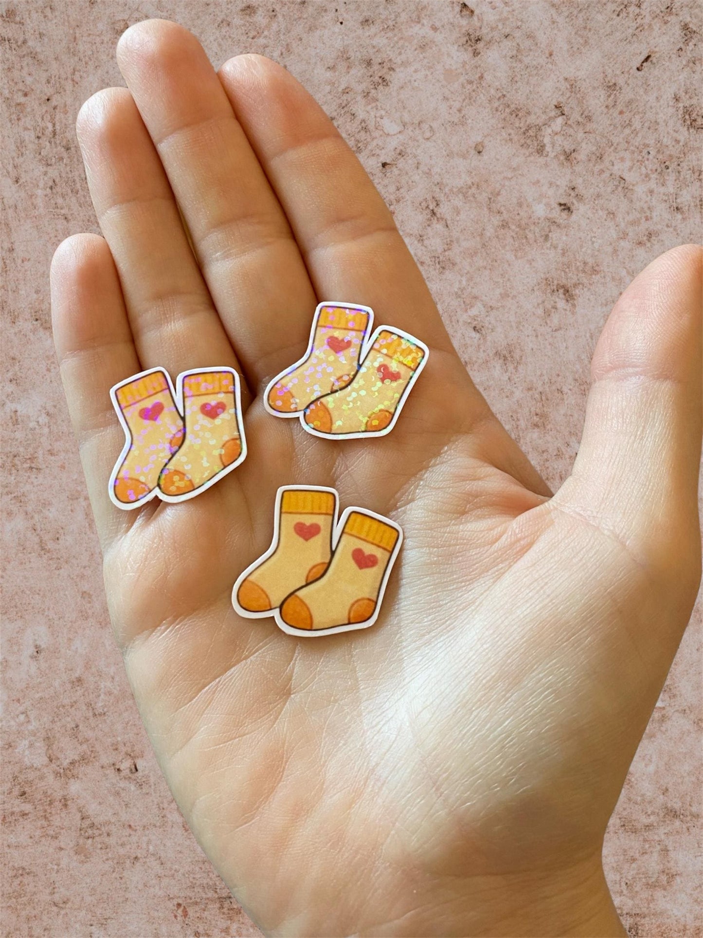 socks | mini holographic stickers