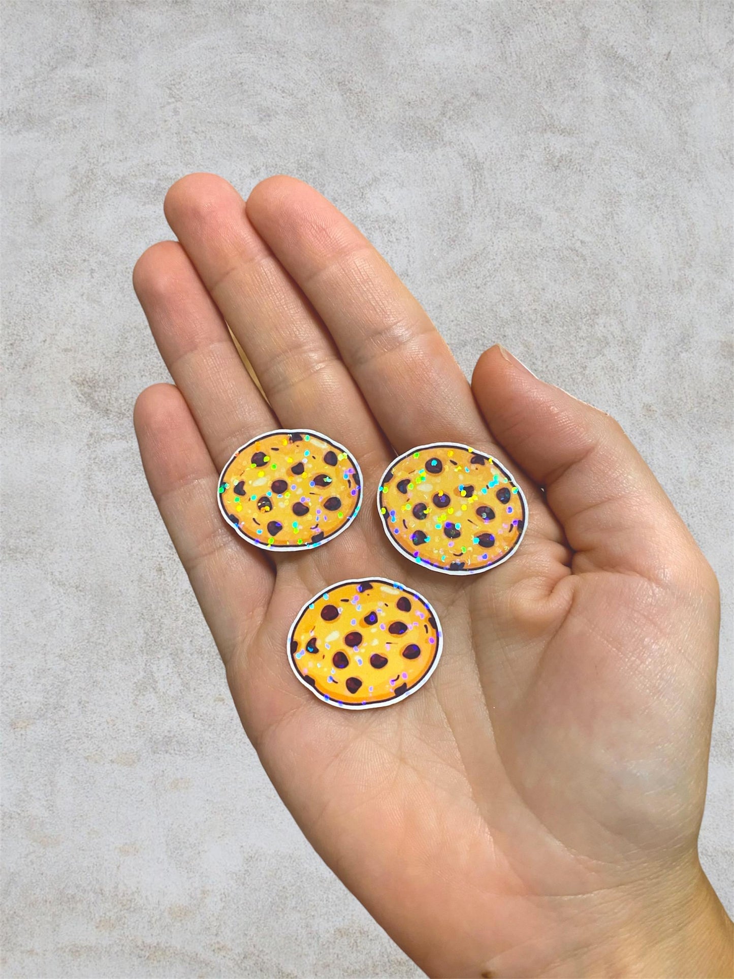 cookie mini holographic stickers