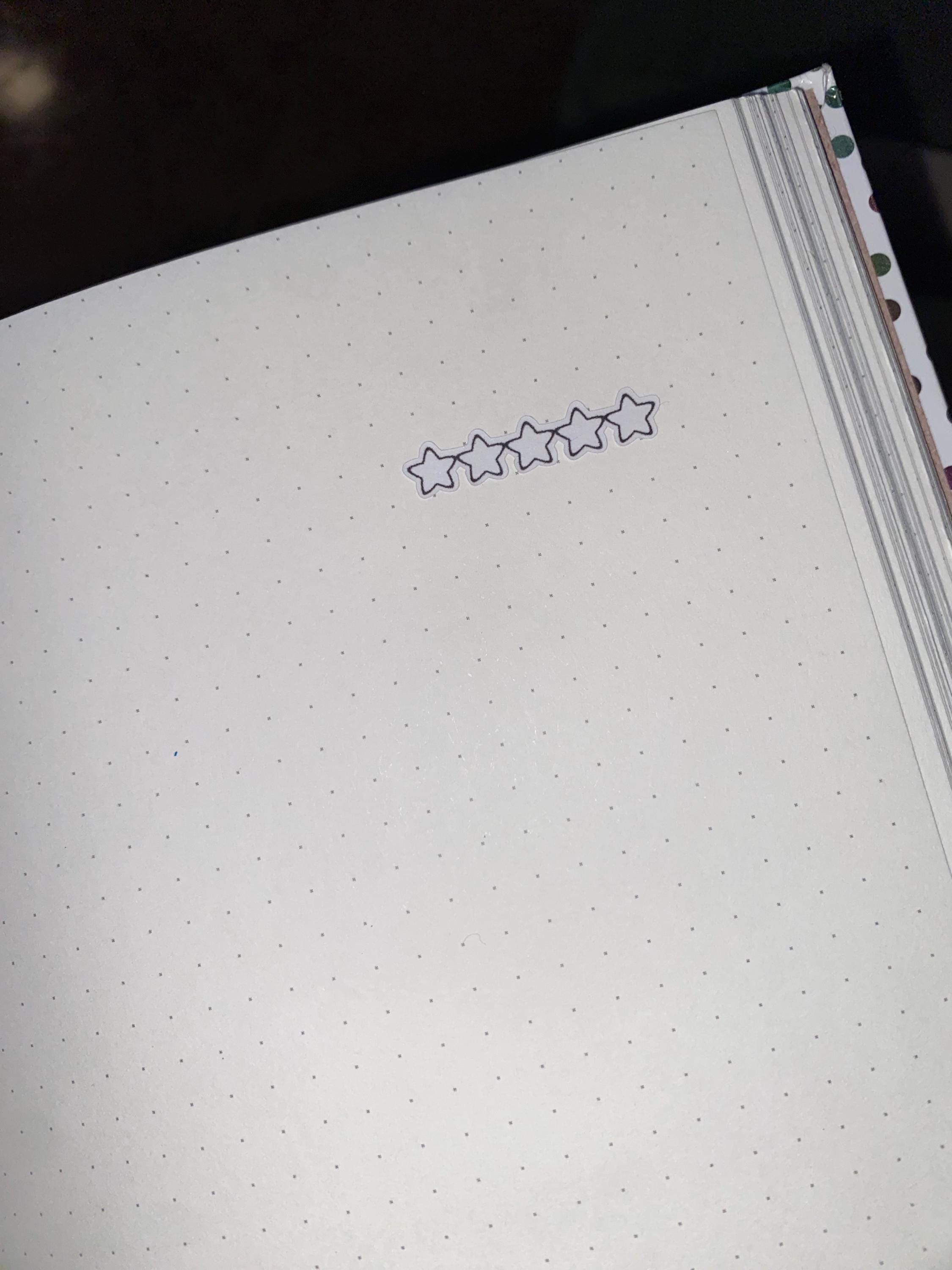 Star Review Stickers, Book, Journal, Calendar