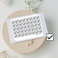 Mini check mark stickers to use in a daily planner, bullet journal, calendar or agenda