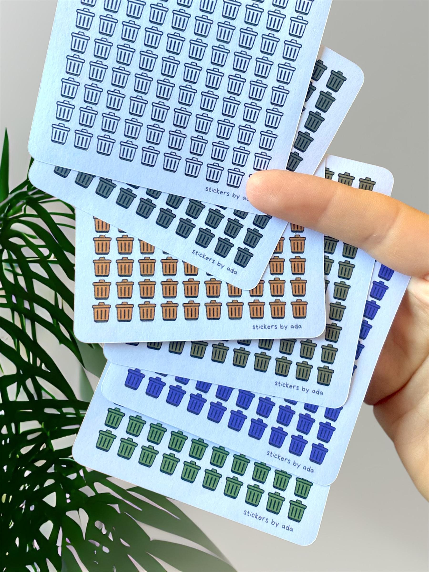 100 tiny message stickers